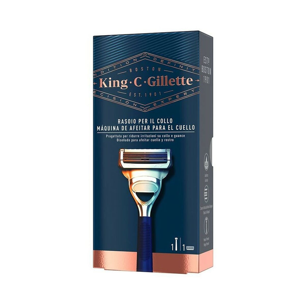 Image principale de Manual shaving razor King C Gillette Neck Razor Blue