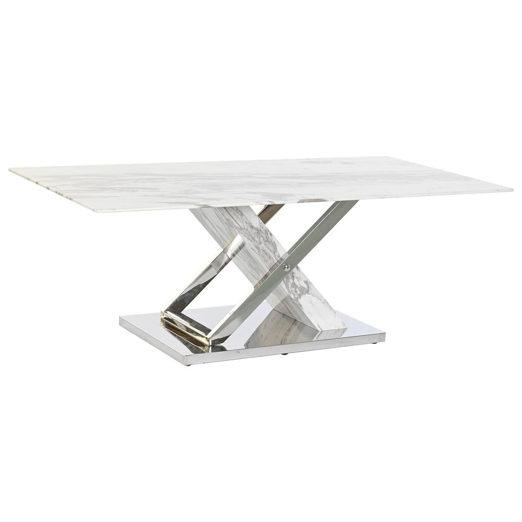 Image principale de Centre Table DKD Home Decor White Silver Crystal Steel 120 x 60 x 42 cm