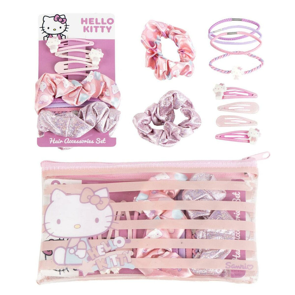 Image principale de Accessoires pour les Cheveux Hello Kitty Rose 10 Pièces
